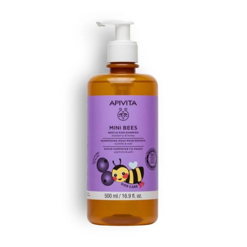Apivita Kids Mini Bees Champú Suave Arándano y Miel 500 ml-1