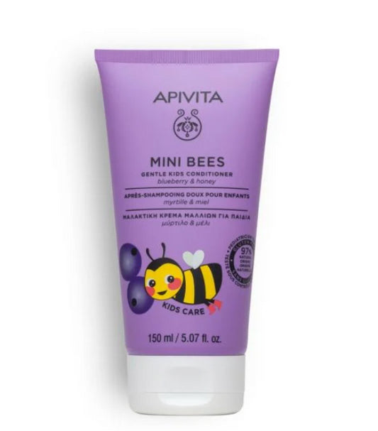 Apivita Kids Mini Bees Acondicionador Suave para Niños Arándano y Miel 150 ml-1