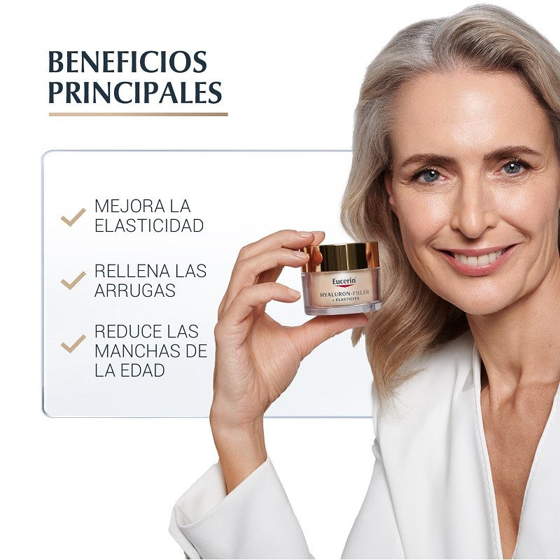 EUCERIN Hyaluron-Filler +Elasticity Crema de Día SPF15 (50ml)-4