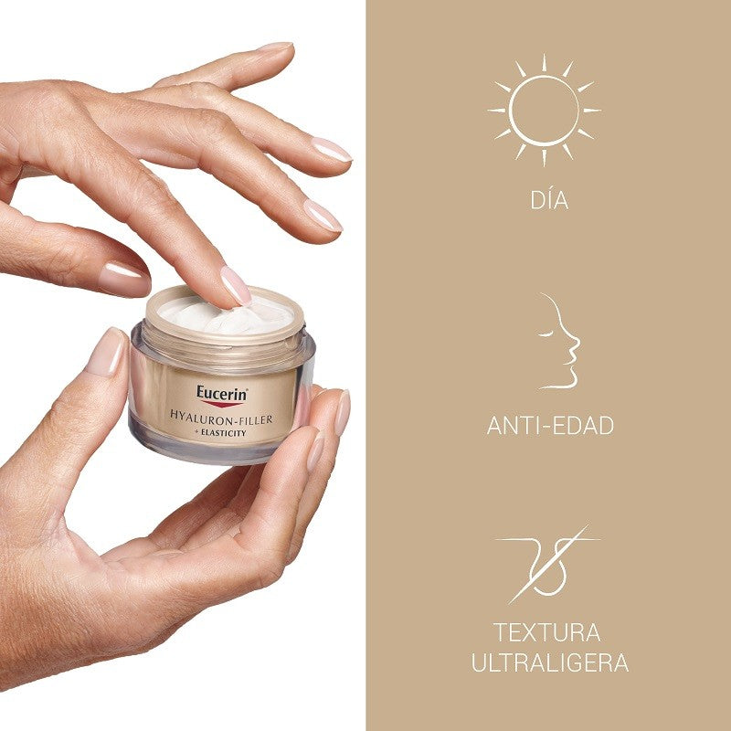 EUCERIN Hyaluron-Filler +Elasticity Crema de Día SPF15 (50ml)-5