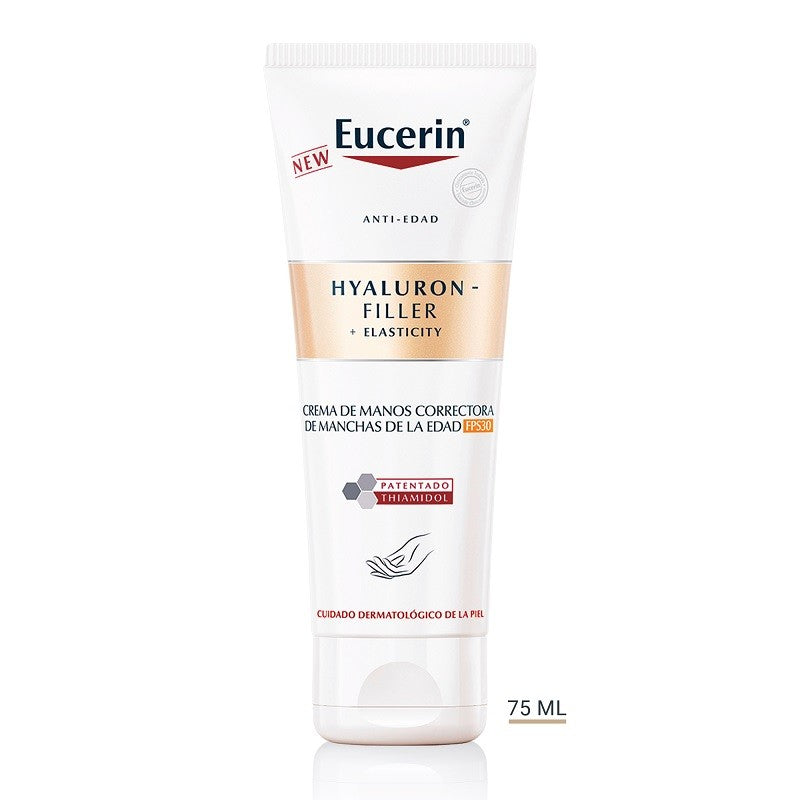 EUCERIN Hyaluron-Filler +Elasticity Crema de Manos Manchas SPF30 (75ml)-1