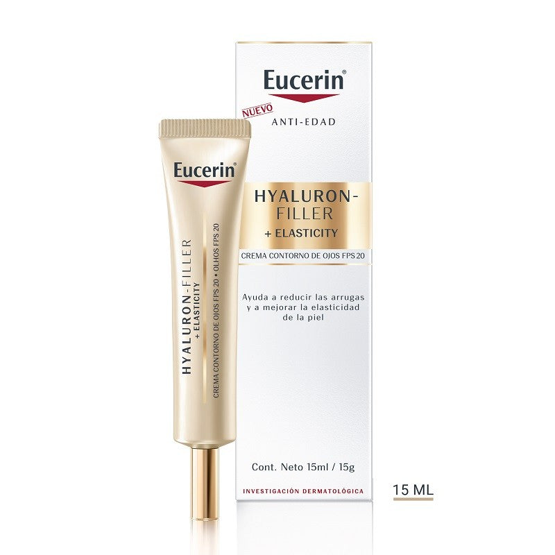EUCERIN Hyaluron Filler +Elasticity Contorno de Ojos FPS20 (15ml)-2