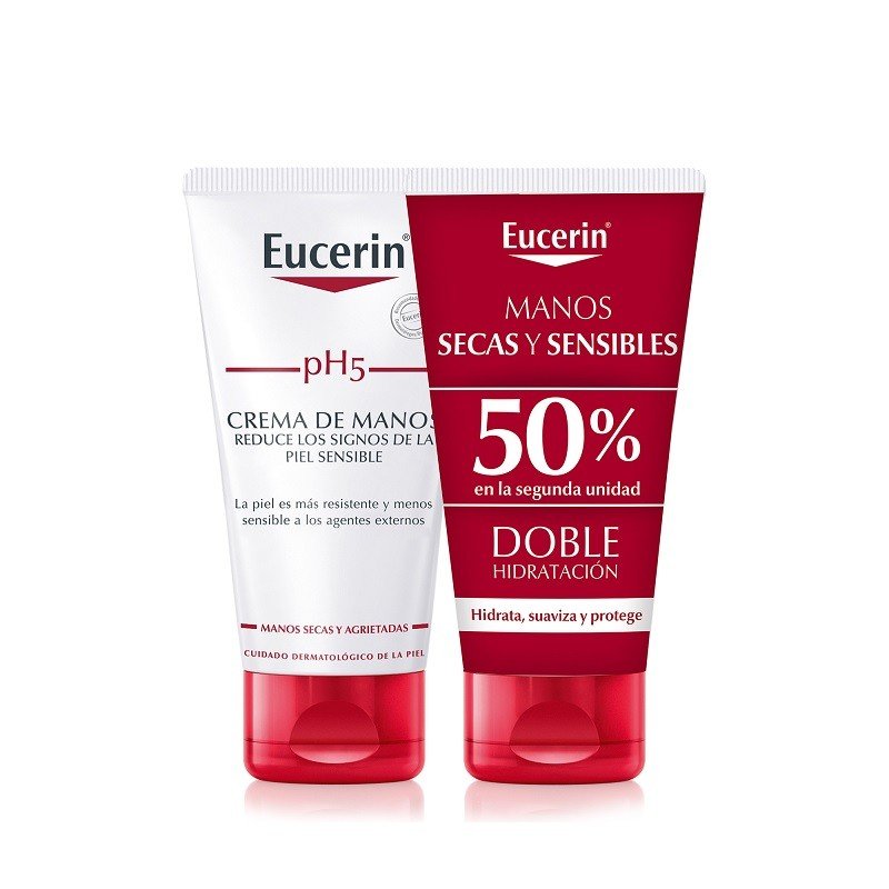 EUCERIN pH5 Crema de Manos DUPLO 2x75ml-1