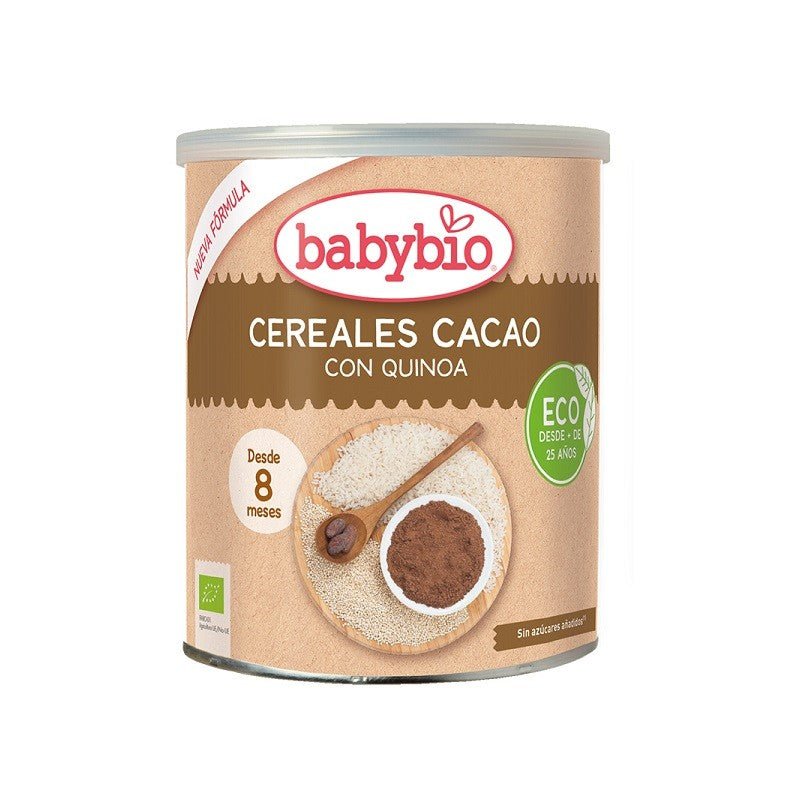 BABYBIO Cereales Cacao con Quinoa BIO +8m 220g-1