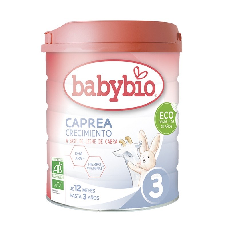 BABYBIO Caprea 3 Leche de Cabra de Crecimiento +12m 800g-1