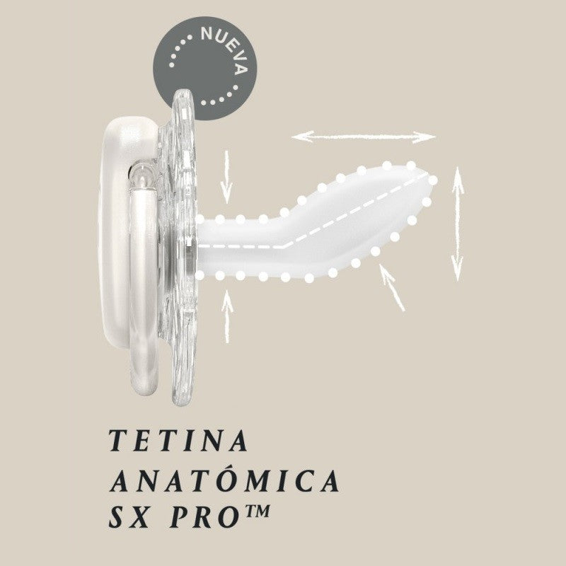 SUAVINEX Chupete Premium Bonhomía Tetina Silicona Anatómica 0-6 Meses (Búho Rosa)-2