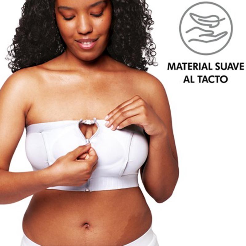 MEDELA Top Extracción Hands-Free Blanco Talla M-3