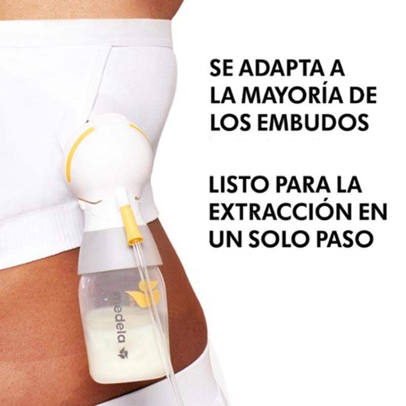 MEDELA Top Extracción Hands-Free Blanco Talla M-5