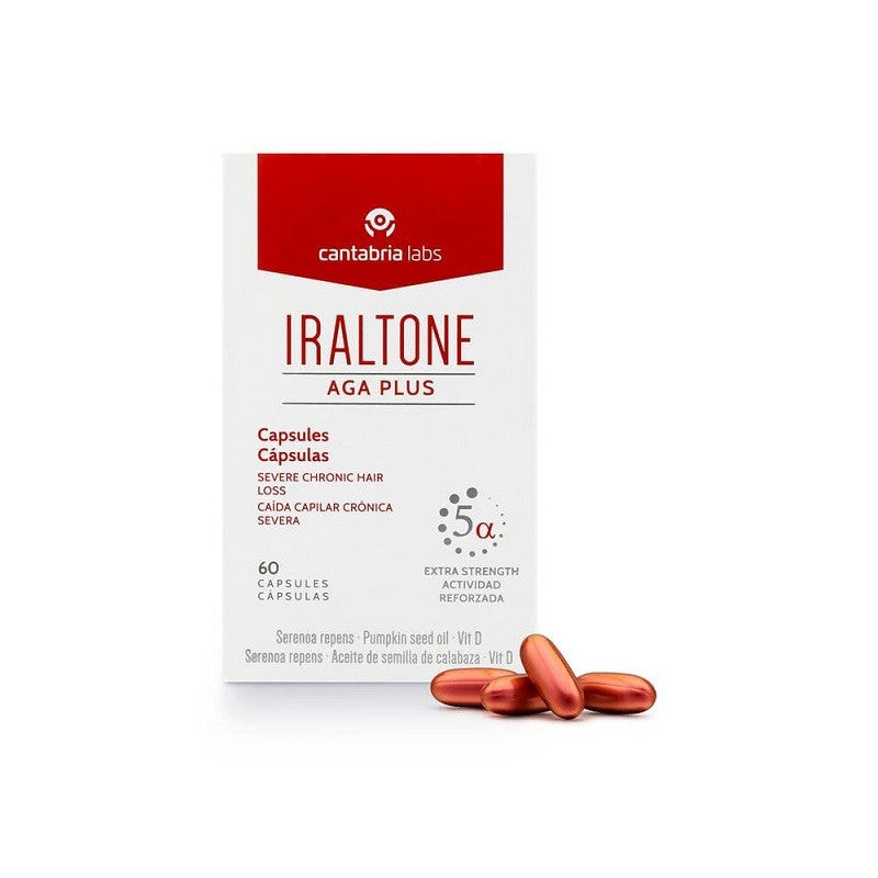 IRALTONE AGA Plus Anticaída 60 Cápsulas-1