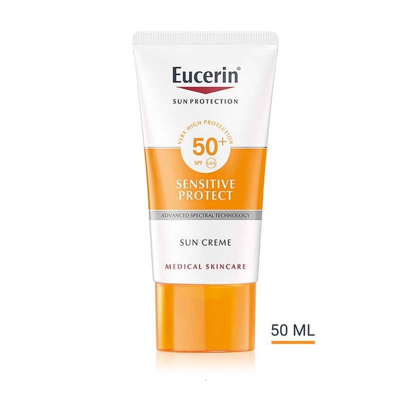 EUCERIN Sun Creme Sensitive Protect Piel Sensible FPS50+ (50ml)-2