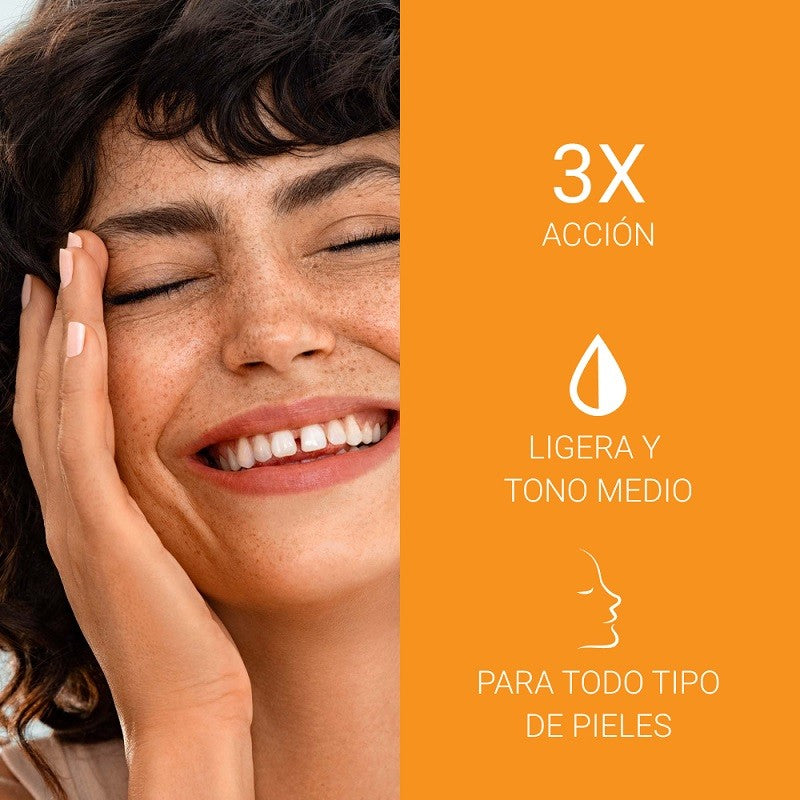 EUCERIN CC Crema Solar con Color Tono Medio SPF50+ (50ml)