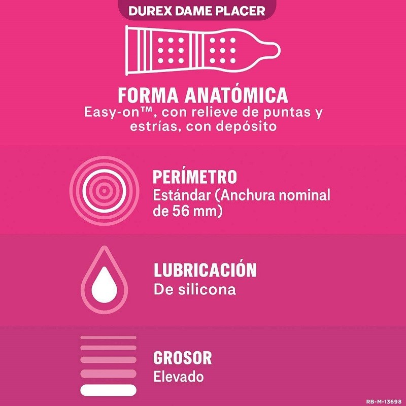 DUREX Pack Preservativo Dame Placer 12 Condones + Lubricante Fresa 50 ml-4