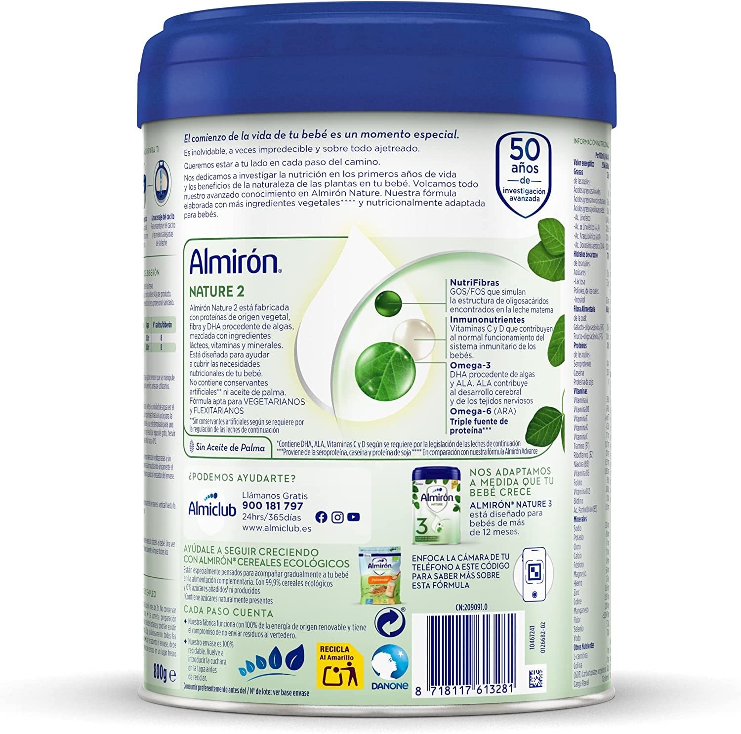ALMIRÓN Nature 2 Leche de Continuación en Polvo 800gr-2