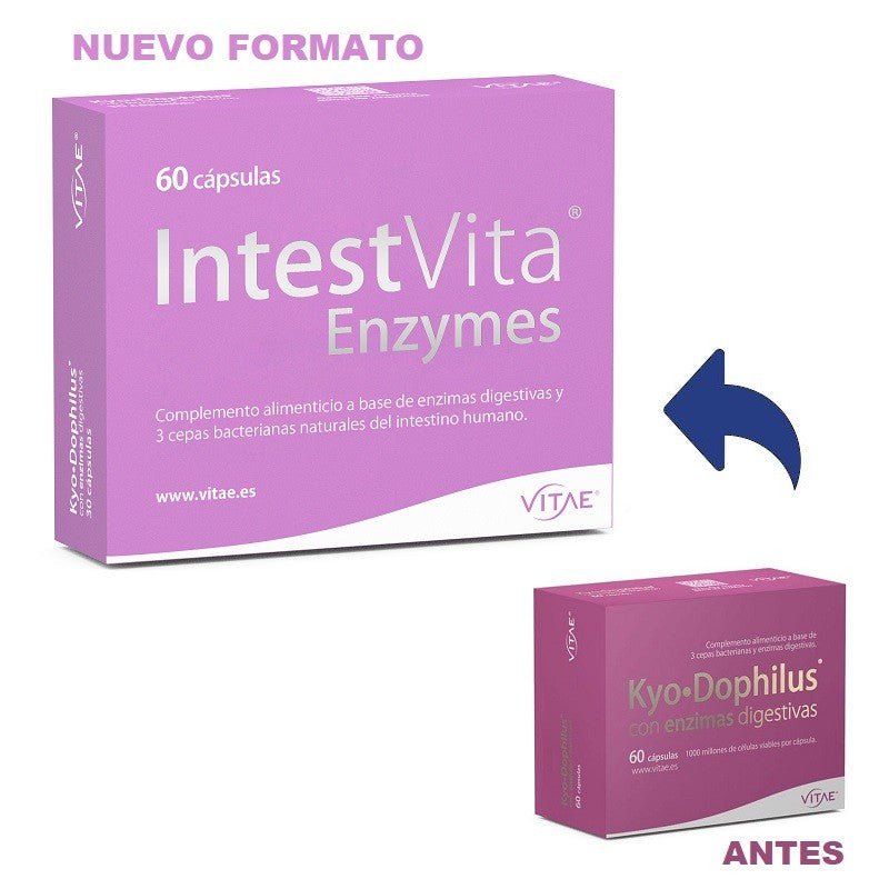 VITAE IntestVita Enzymes 60 Cápsulas-2