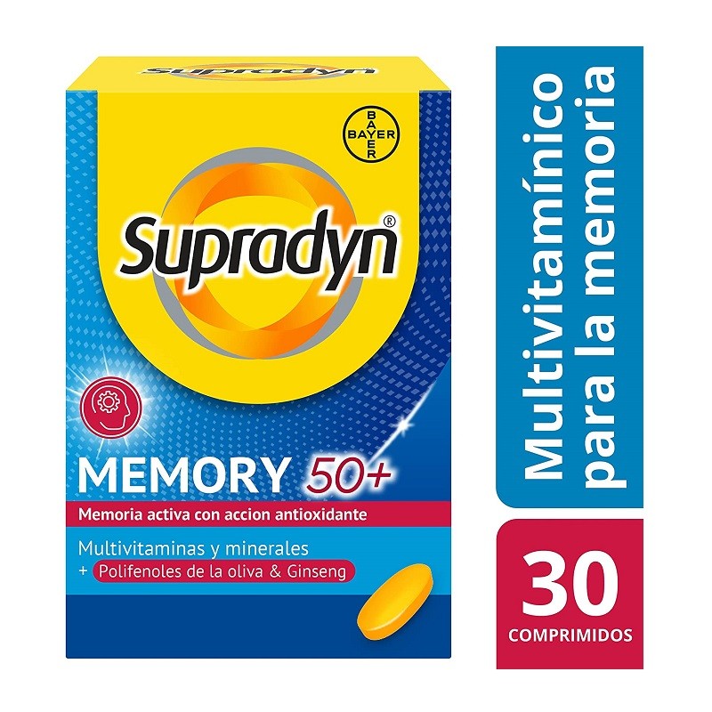 SUPRADYN Memoria 50+ DUPLO 2x30 Comprimidos-2