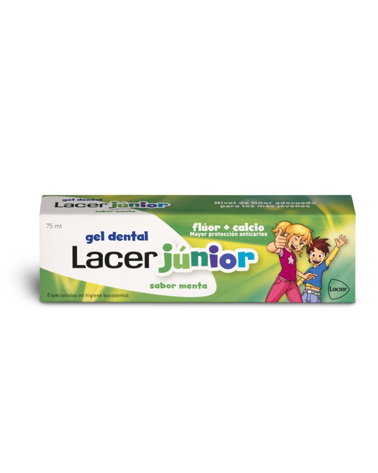 LACER Junior Gel Dentrífico Sabor Menta 75ML-1