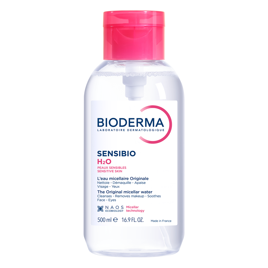 BIODERMA Água Micelar Sensibio H2O Dosificador Pump 500ml