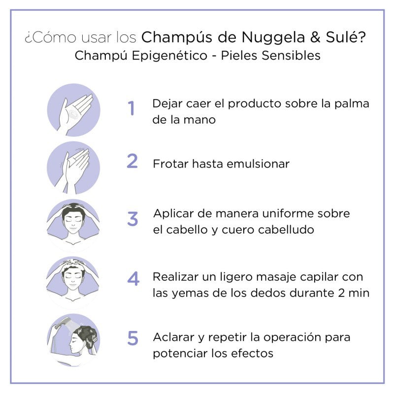 NUGGELA & SULÉ Champú Epigenético Pieles Sensibles 2x250ml-5