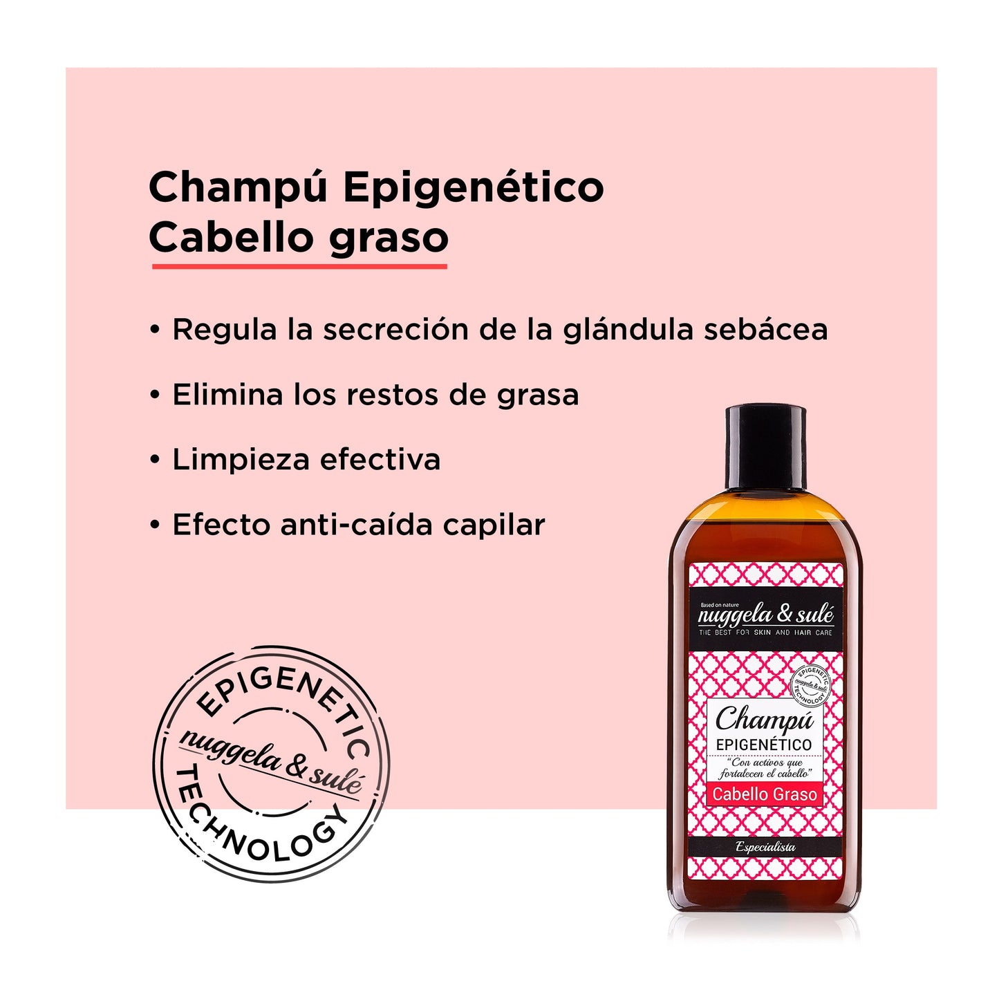 NUGGELA & SULÉ Champú Epigenético Cabello Graso 2x250ml-3