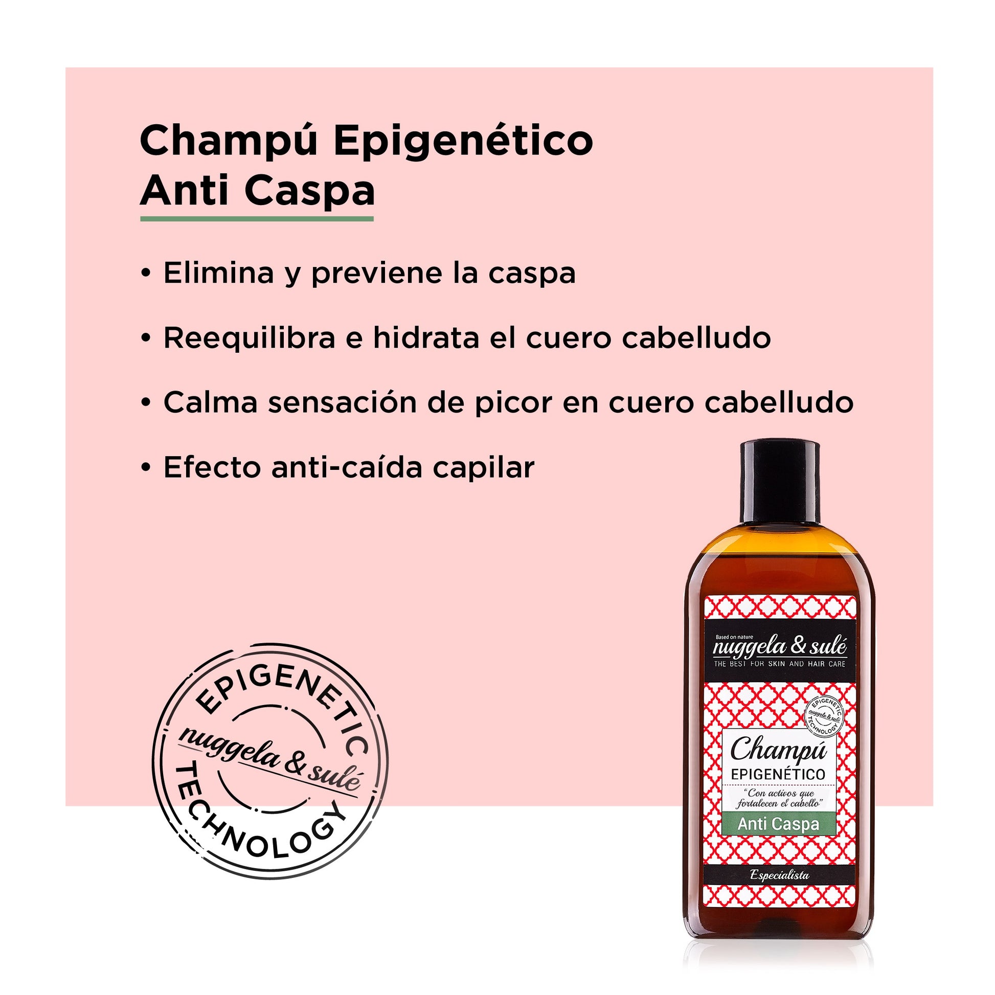 NUGGELA & SULÉ Champú Epigenético Anti Caspa 2x250ml-3