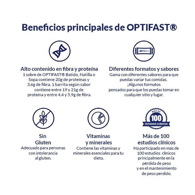 OPTIFAST Batido Fresa 12 Sobres de Nestlé-3