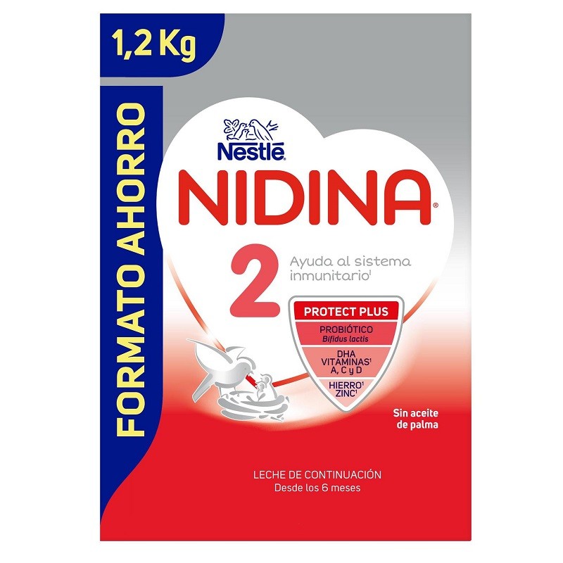 NIDINA 2 Leche de Continuación para Lactantes 1,2Kg FORMATO AHORRO-1