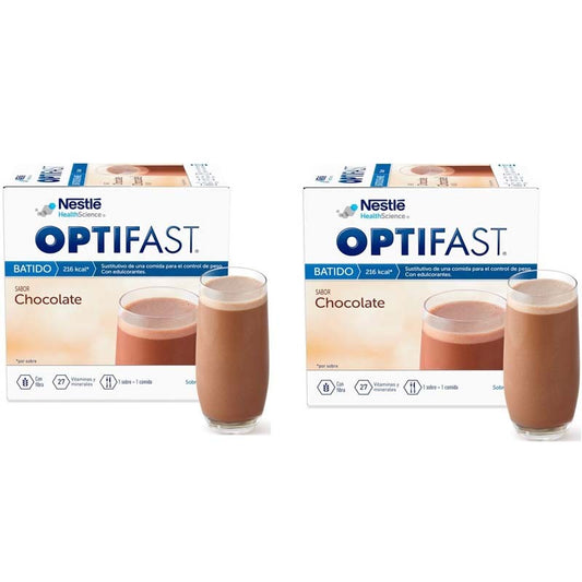 OPTIFAST DUPLO Batido Chocolate 2x12 Sobres de Nestlé-1