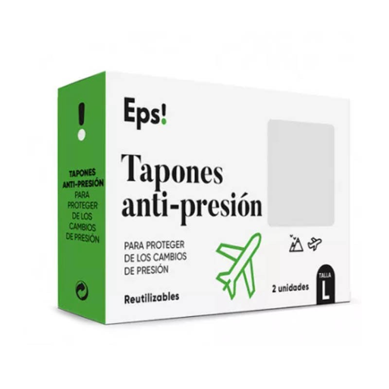 Eps! Tapones Anti-presión Talla L 2 unidades-1