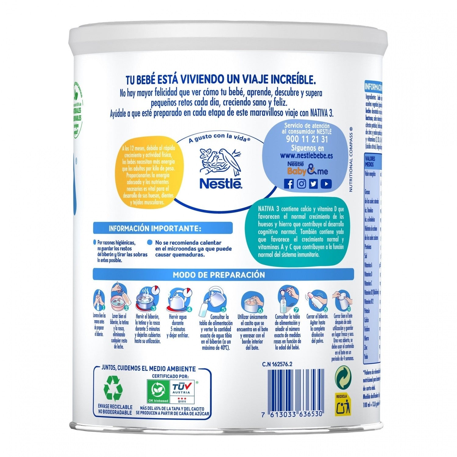 NATIVA 3 Leche de Crecimiento 800g-3