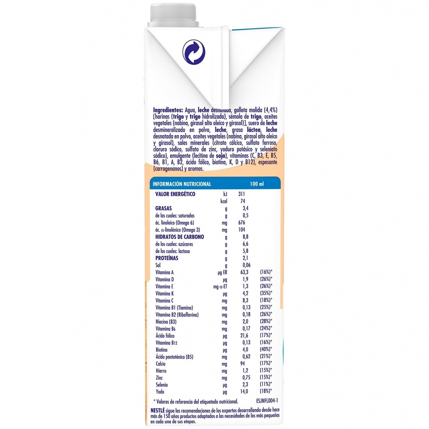 NATIVA 3 Crecimiento Galleta María 1L Nestlé-5