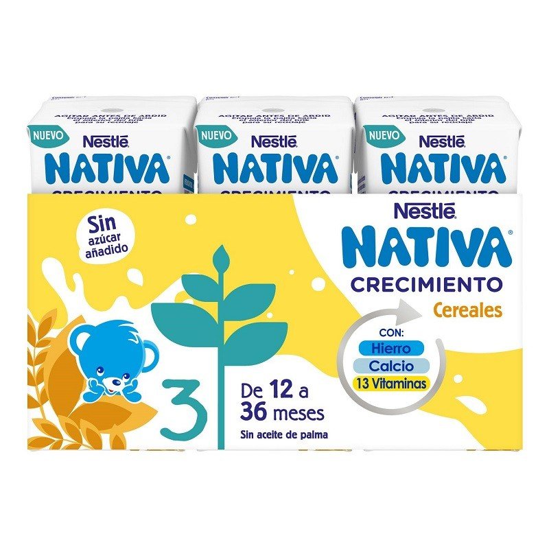 NATIVA 3 Crecimiento Cereales 3x180ml Nestlé-2