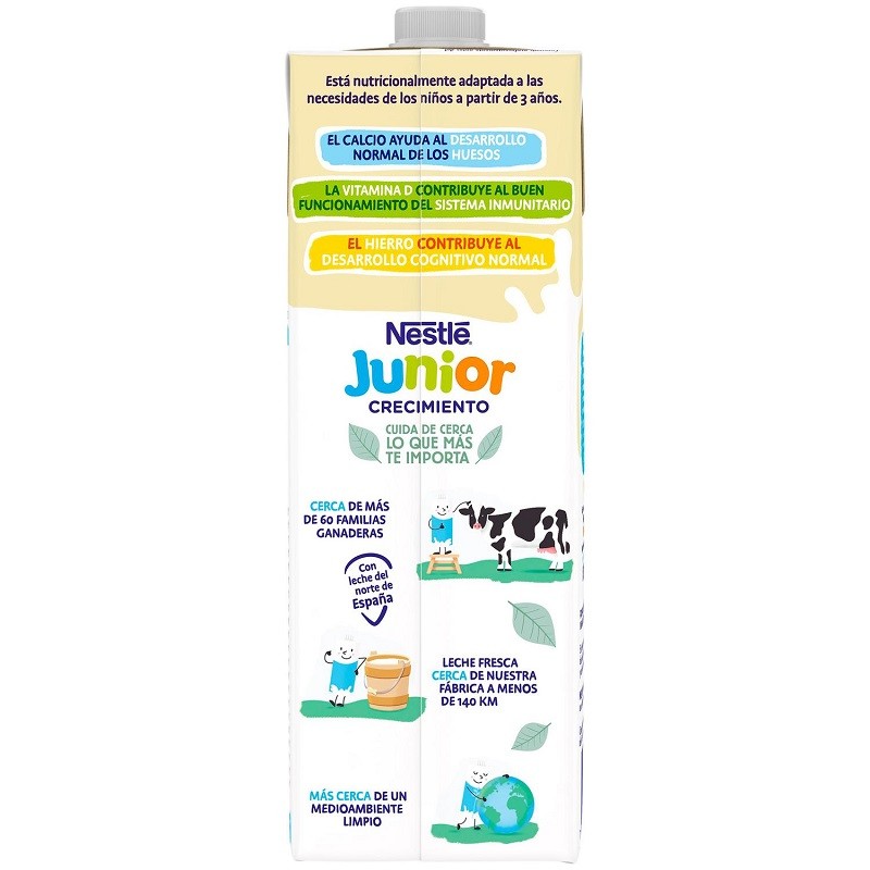 NESTLÉ Junior Crecimiento Cereales 3 años 1L-2