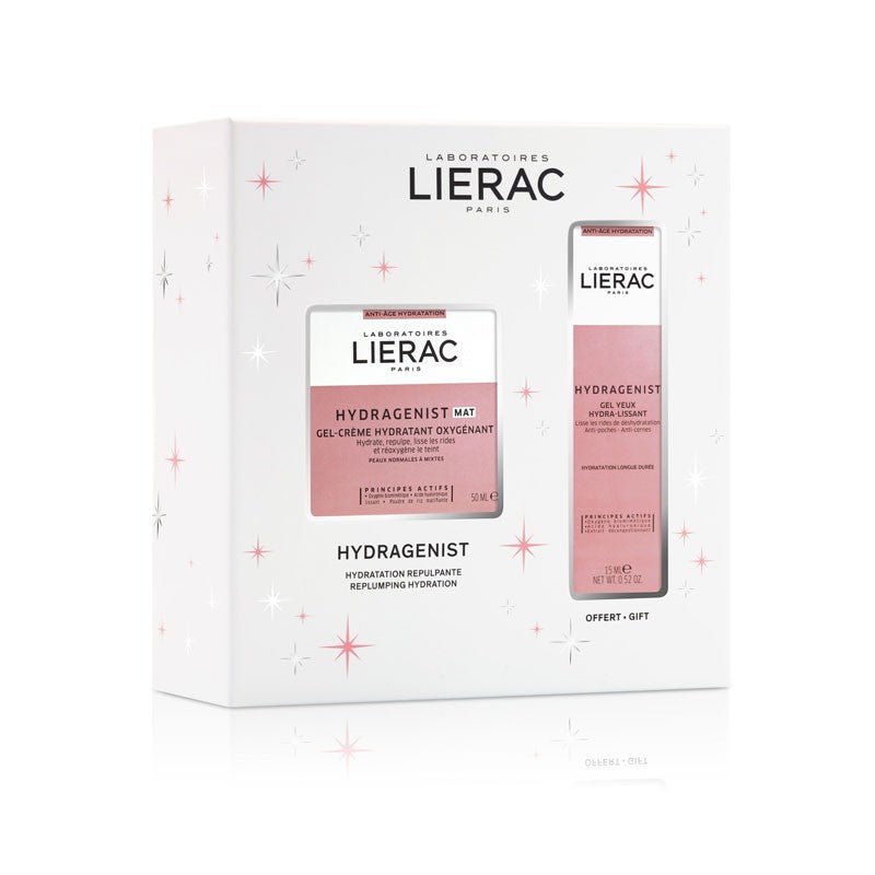 Lierac Hydragenist Pack Gel Crema Hidratante Matificante 50 ml + Contorno de Ojos 15 ml-1