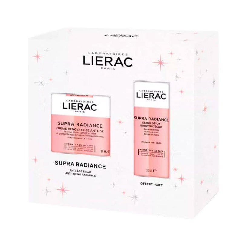 Lierac Supra Radiance Pack Crema Renovadora 50 ml + Sérum Detox 30 ml-1