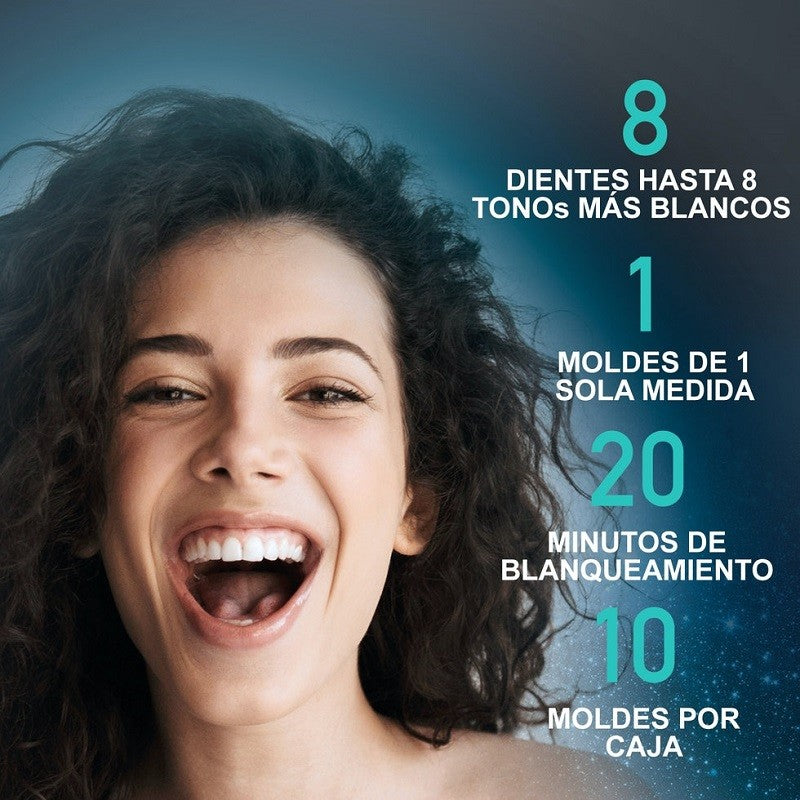 iWHITE Diamond Kit de Blanqueamiento Dental 10 moldes-2
