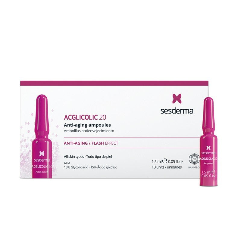 SESDERMA Acglicolic 20 Antienvejecimiento Ampollas 10x1,5 ml-1
