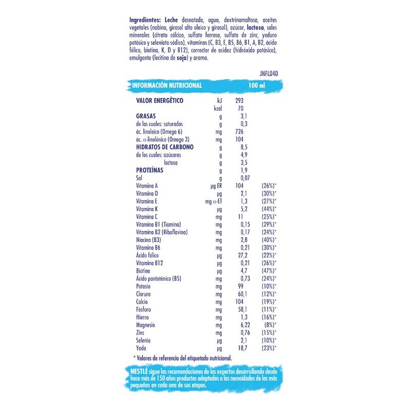 NESTLÉ Junior Crecimiento Original 3 años 1L-5