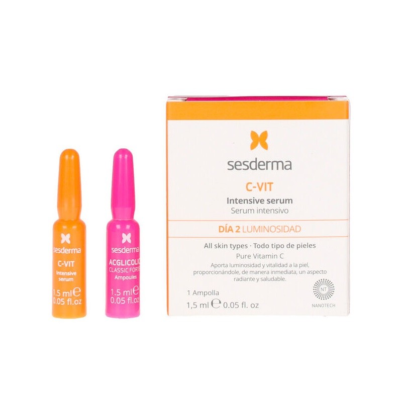 SESDERMA Tratamiento Flash Luminosidad (Peeling + Luminosidad) 2 ampollas-1