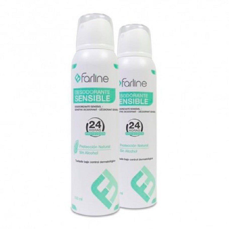 FARLINE Desodorante Spray Sensible DUPLO 2x150ml-1