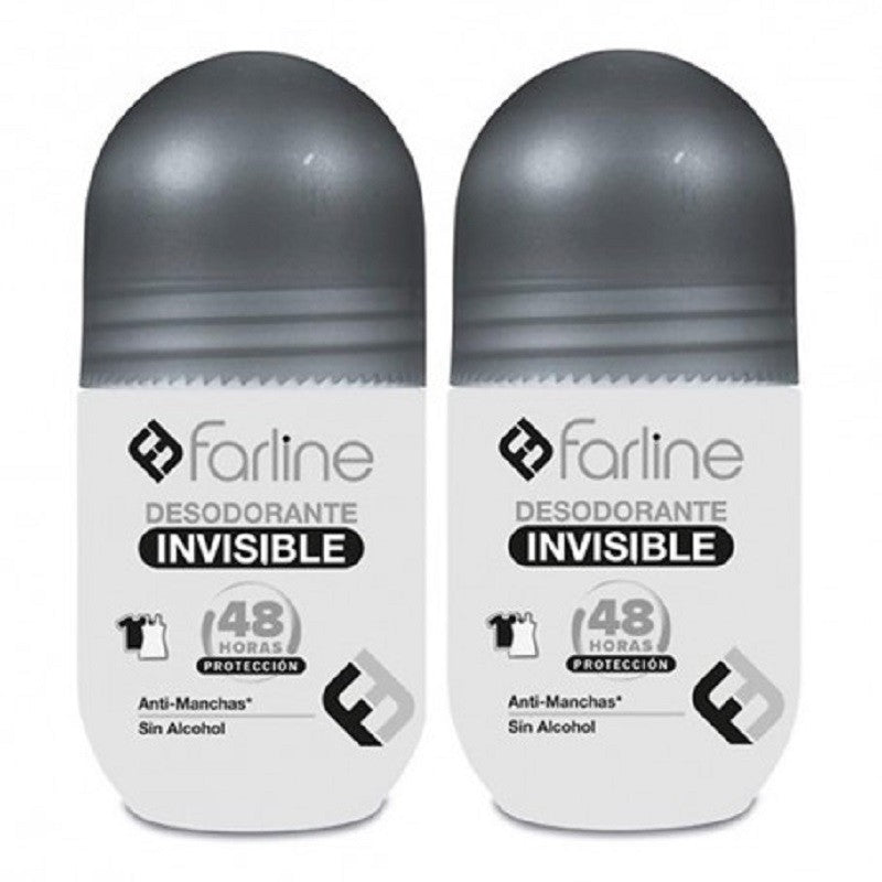 FARLINE Desodorante Invisible Roll-on DUPLO 2x50ml-1