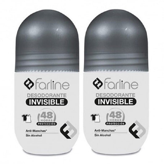 FARLINE Desodorante Invisible Roll-on DUPLO 2x50ml-1
