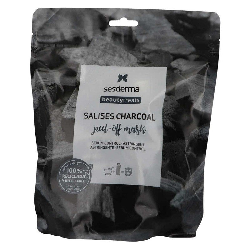 SESDERMA Salises Charcoal Peel-Off Mask Polvo + Solución-2
