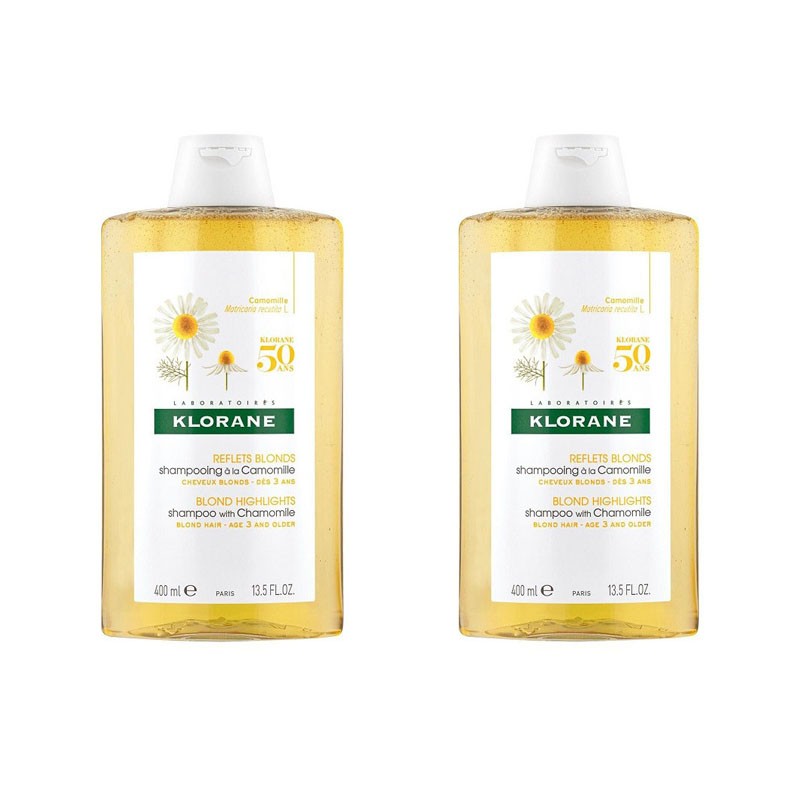 KLORANE Champú a la camomila Duplo 2 x400 ml-1