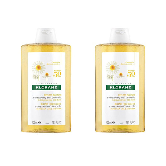 KLORANE Champú a la camomila Duplo 2 x400 ml-1