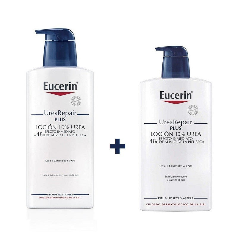 EUCERIN Pack Urea Repair Plus Loción 10% Urea 1000ml + 400ml-1