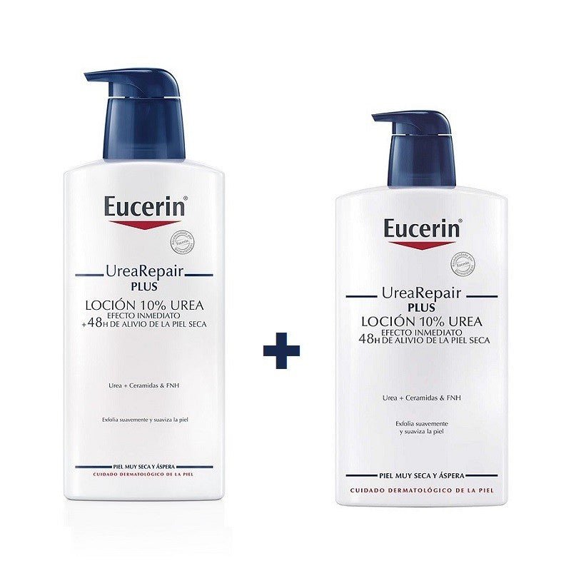 EUCERIN Pack Urea Repair Plus Loción 10% Urea 1000ml + 400ml-1