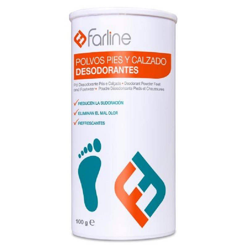 FARLINE Polvos Desodorantes Pies y Calzado 100g-1