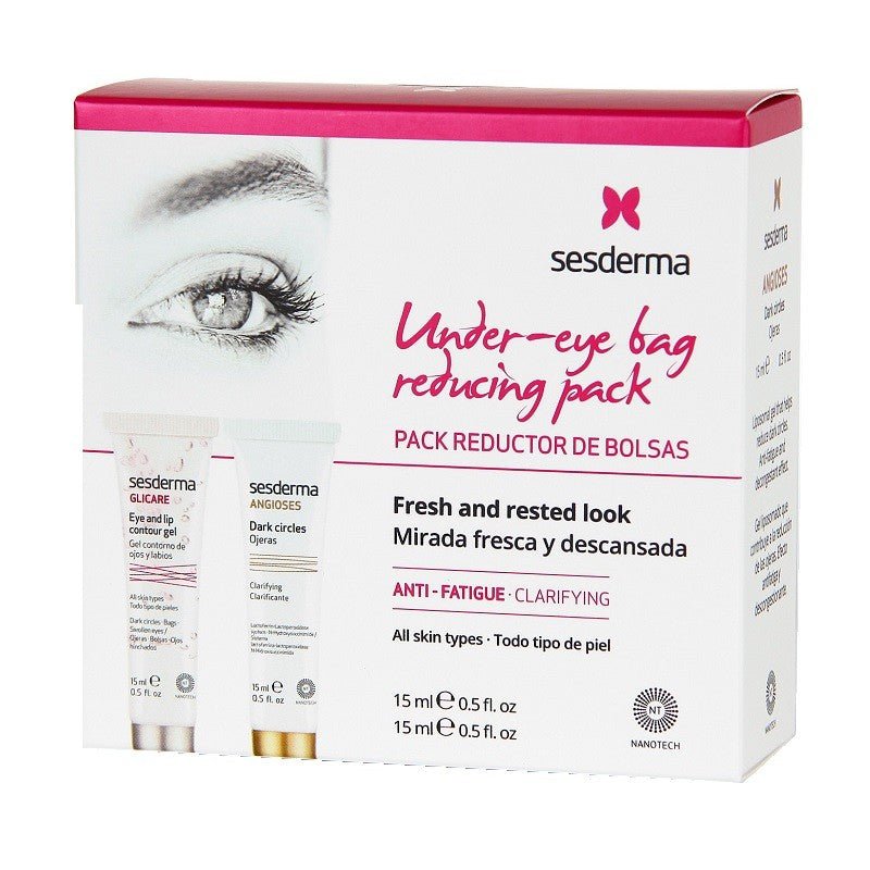 SESDERMA Glicare Contorno de Ojos 15ml y Angioses Gel Ojeras 15ml-1