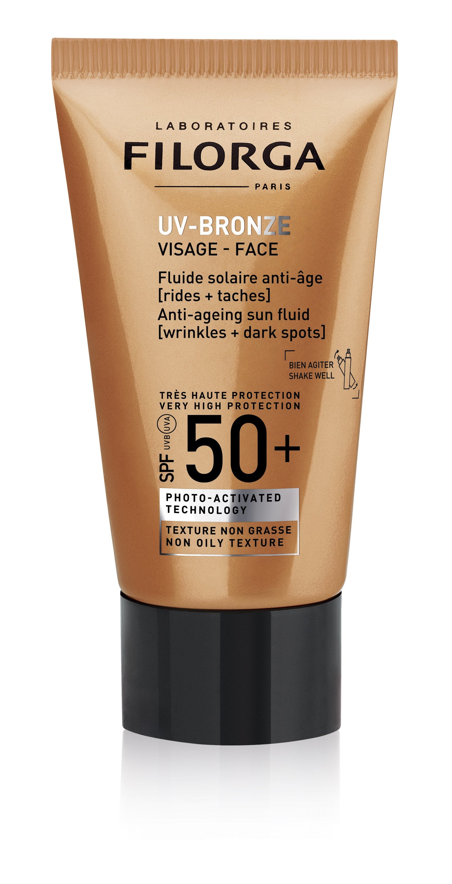 FILORGA UV Bronze Fluido Solar Antiedad + Manchas Spf50 40ml-2