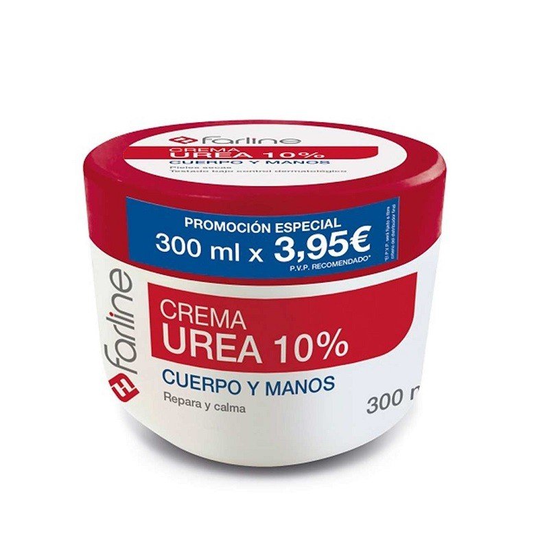 FARLINE Crema Urea 10% Cuerpo y Manos 300ml-1